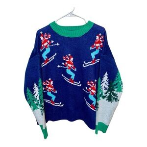 Women’s 35 Degrees Christmas Poly-Cotton Sweater Size XL
